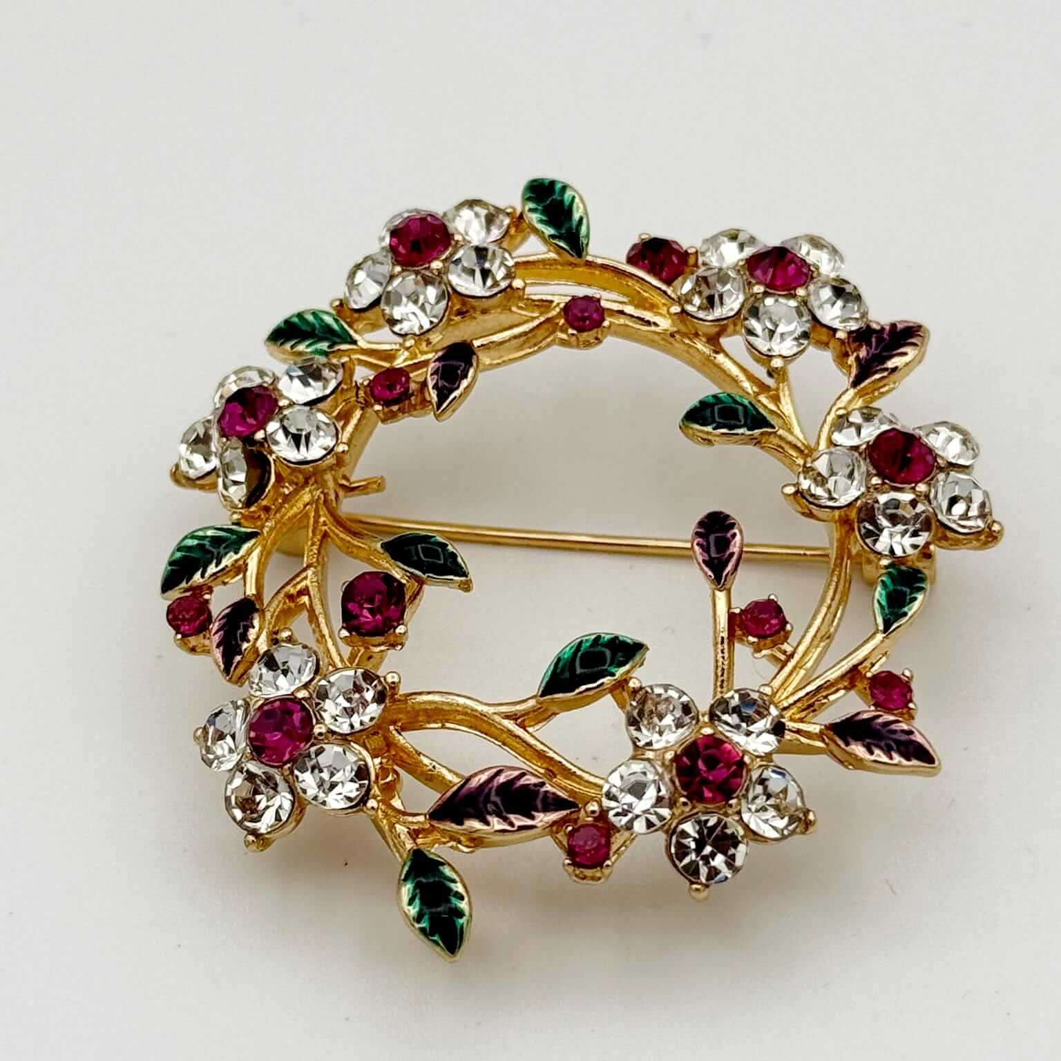 Floral Wreath Brooch